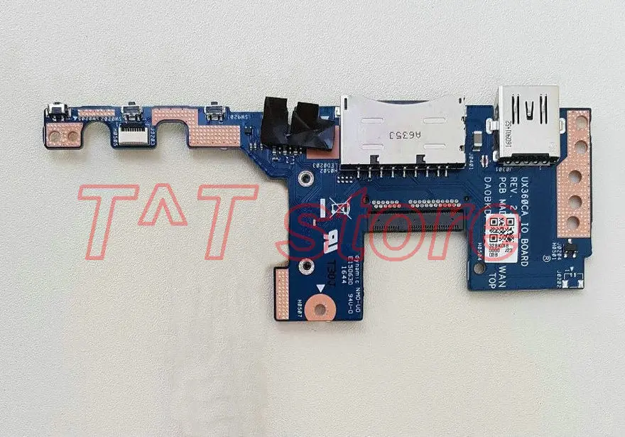 original for UX360CA USB Power Button SD Card Reader Board UX360CA_IO_BOARD test good free shipping original for UX360CA USB Power Button SD Card Reader Board UX360CA_IO_BOARD test good free shipping