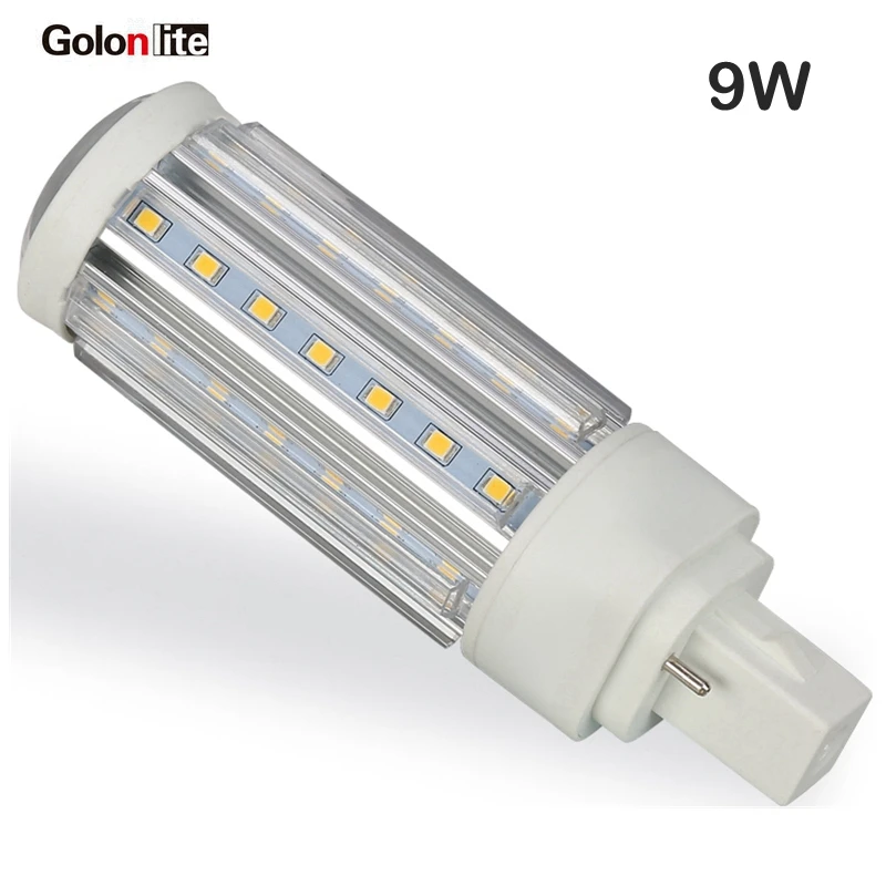 Golonlite светодиодный светильник для потолка 9 Вт G24q G24d G23 E27 E26 Замена основания 18 CFL