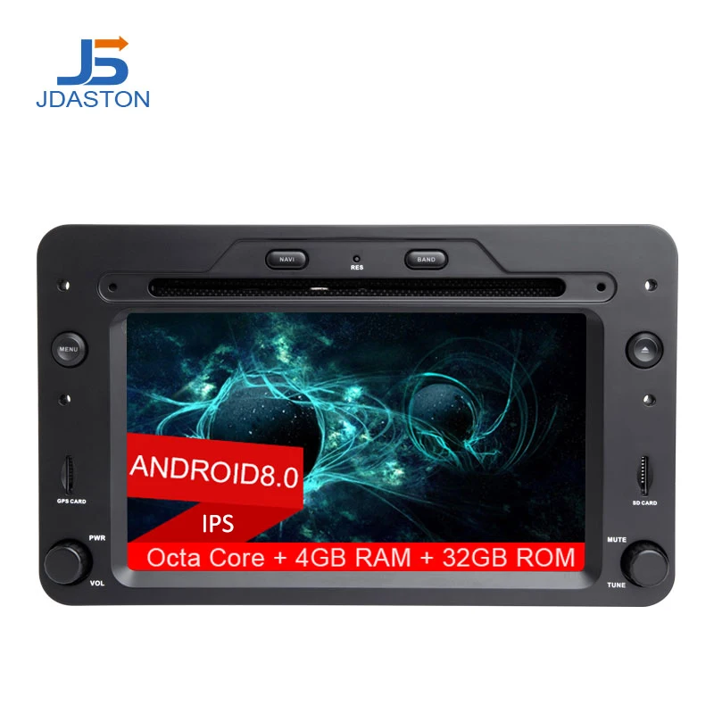 

JDASTON 1 DIN ANDROID 8.0 Car DVD Player For Alfa Romeo Spider Brera 159 Sportwagon Car GPS Radio Multimedia 4G+32G Octa Cores