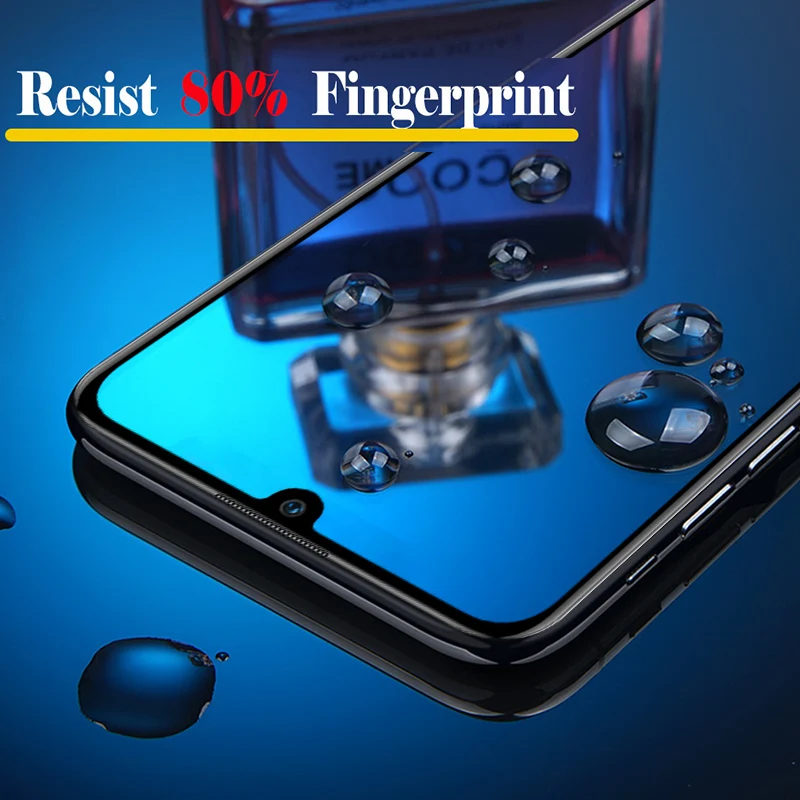 Стекло для huawei P smart 2019 Чехол 9H закаленное стекло полное покрытие защита экрана