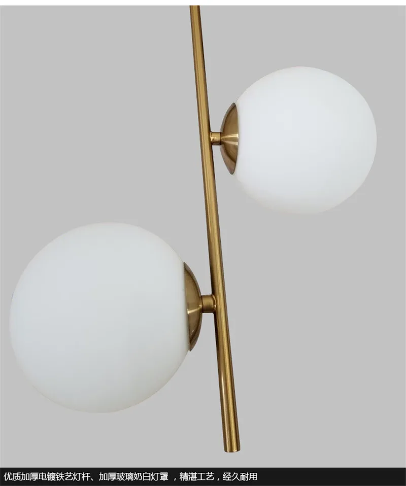Pingente de Luz Decoração para Casa Moderno Bola Vidro Pendurado Lâmpadas Nordic Sala Estar Quarto Pingente Cozinha Luminárias Loft Luminária Led 12 cozinha luminárias loft decoração para casa luminária