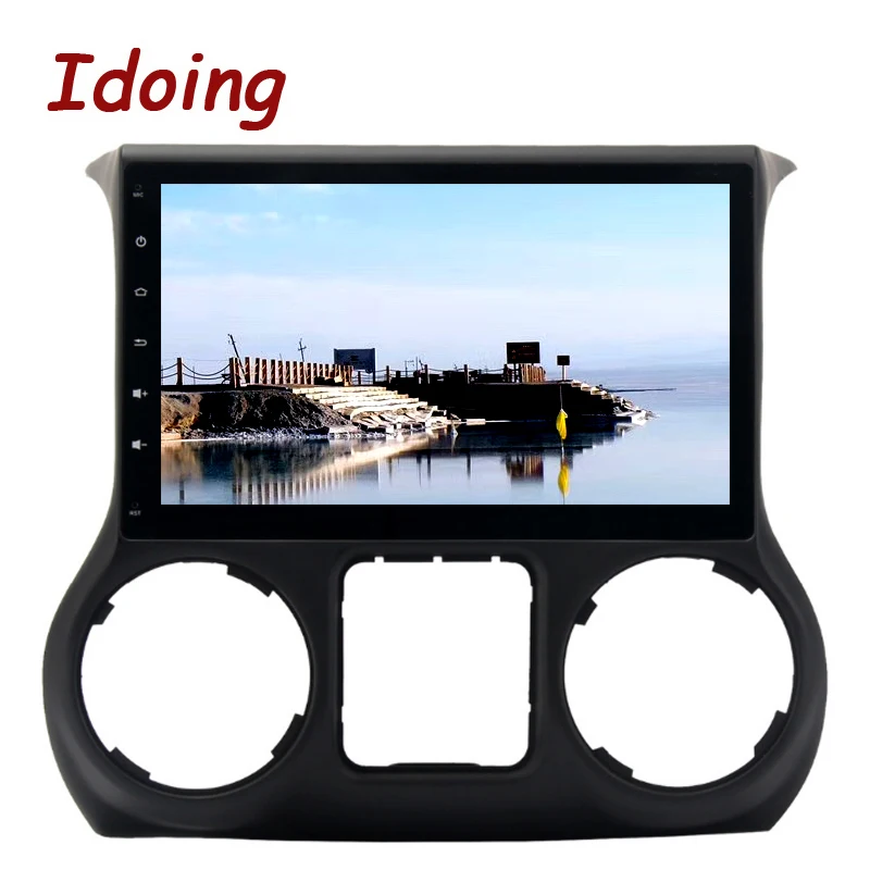 

Idoing 1Din 8 Core 4GB+32GB 10.2"For Jeep Wrangler2015/2016 Steering-Wheel Car Android 8.0 GPS Player GPS Navigation Fast Boot
