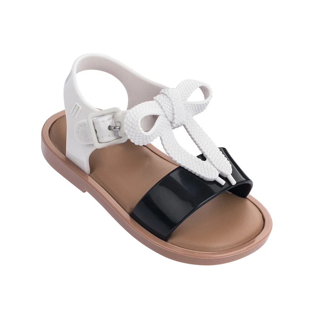 Mini Melissa/Новинка года; летняя прозрачная обувь для девочек и мальчиков; сандалии для девочек; Нескользящие Детские пляжные сандалии; обувь для малышей; мягкие сандалии