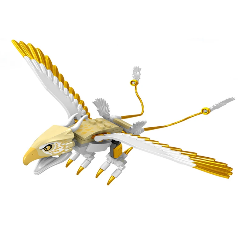 Legoing Building Blocks Harry Potter occamy aragog Fantastic Beasts Thunderbird Figures Model Basilisk Horntail Toys Gift kids