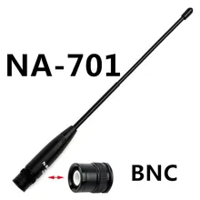Original Nagoya antenna NA-701 144/430Mhz Dual Band High Gain Antenna BNC For Walkie Talkie ICOM Yeasu Kenwood