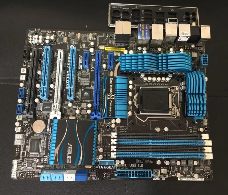 

Asus P8P67 Desktop Motherboard P67 Socket LGA 1155 i3 i5 i7 DDR3 32G UEFI BIOS ATX motherboard support 3770K CPU 90%new