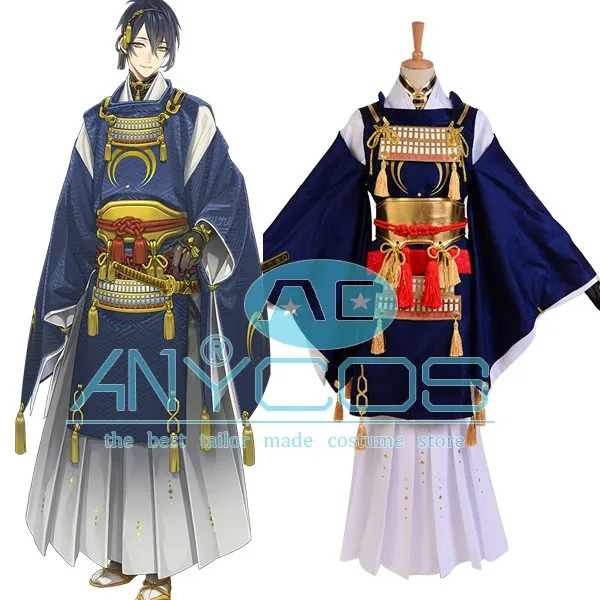 

Touken Ranbu Mikazuki Munechika Uniform Outfit Anime Game Costumes Full Set New Version Halloween Party Cosplay Costume