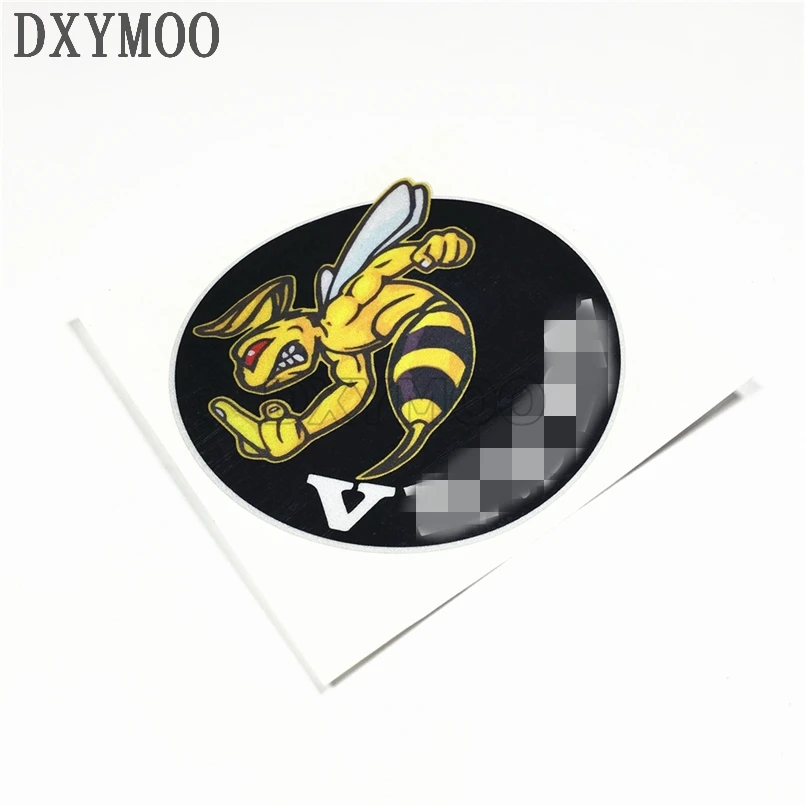 

10x10cm Funny Bee Car Sticker Honeybee Motorcycle Decals for Italy VESPA MODS PIAGGIO DIY Sticker