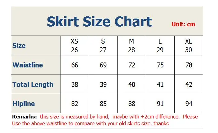 Skirt Size