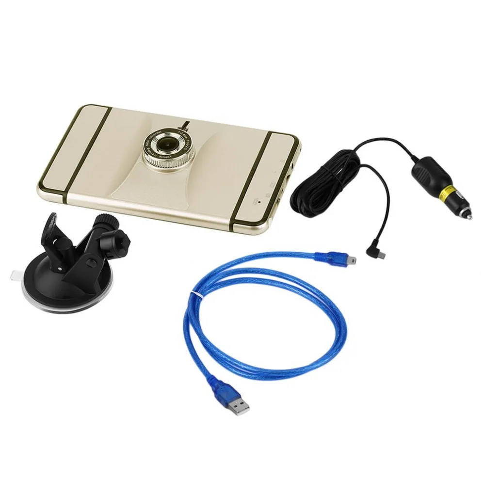 

7 Inch Car GPS Pianet Navigation Vehicle Traveling Data Recorder Smart For Android Bluetooth WIFI Support Rear View Camera