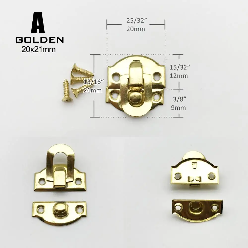 A golden 20x21mm