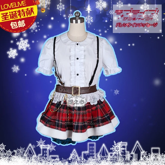 [Настройка] любите живое солнце! Aqours Takami Chika рождественский костюм для