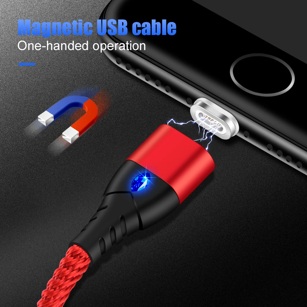 أولاف USB مغناطيسي صغير كابل ل فون سامسونج Xiaomi 3A سريع شحن المغناطيسي مهايئ شاحن USB نوع C الهاتف المحمول كابل أولاف USB مغناطيسي صغير كابل ل فون سامسونج Xiaomi 3A سريع شحن المغناطيسي مهايئ شاحن USB نوع C الهاتف المحمول كابل