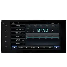 For capacitive HD1024*600 touch screen Toyota Universal car dvd player GPS with 3G/WIFI/mirror link/BT/Radio/USB/DDR 3 1G/16G