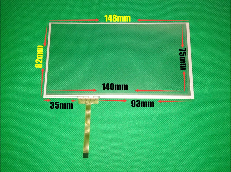 

Original 6.1 inch 6.2 inch 148mm*82mm 149*83mm 4 wire Resistive Touch screen digitizer panels GPS Navigation Touch Screen Panels