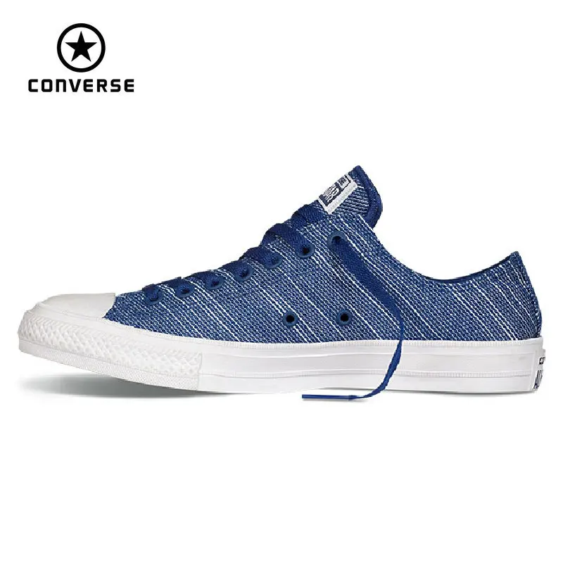 Original Converse Chuck Taylor All Star II canvas shoes men's and women's sneakers low classic Skateboarding Shoes 151091C