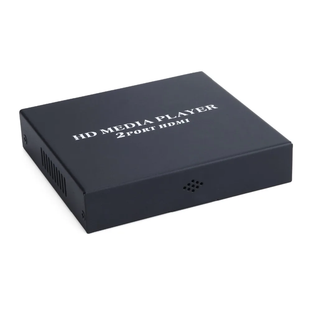 Новинка года JEDX MP026 Full HD 1080P Media Player Центр Мультимедиа Видео плеер с 2xhdmi VGA AV USB SD/MMC ИК пульт дистанционного H.264 MKV