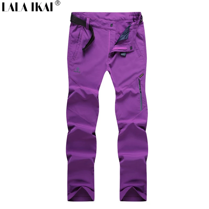 Outdoor Hiking Pants Women Camping Climbing Sportswear Long Trousers