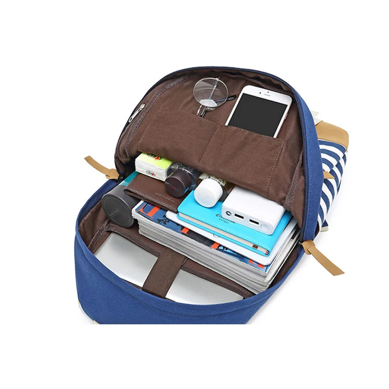  2 juegos de bolsas escolares USB para adolescentes mochila para portátil para mujeres mochilas de v