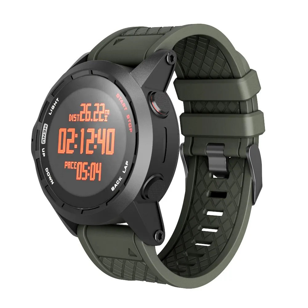 Новое поступление фитнес-браслет для Garmin Fenix/Fenix 2 Band Easy Fit 26 мм ширина мягкий силиконовый ремешок для часов relogio inteligente 30