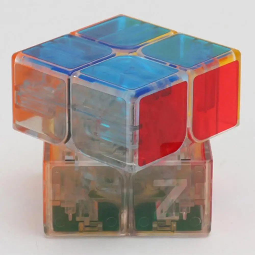 

2019 New Arrivals ZCUBE Transparent 2x2x2 Magic Cube Brain Teaser Speed Cube Puzzle Toy