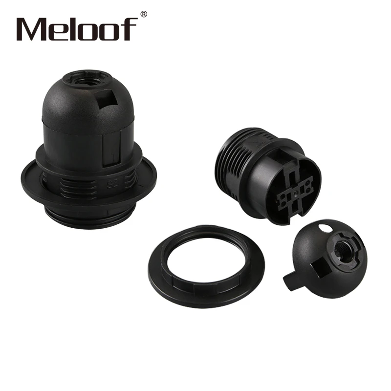 1 пьезы alta calidad Banco negro 2A 250 в E14/E27 tornillo tarjeta tipo de soporte la lavpara certification CE e14|Цоколи лампы| |