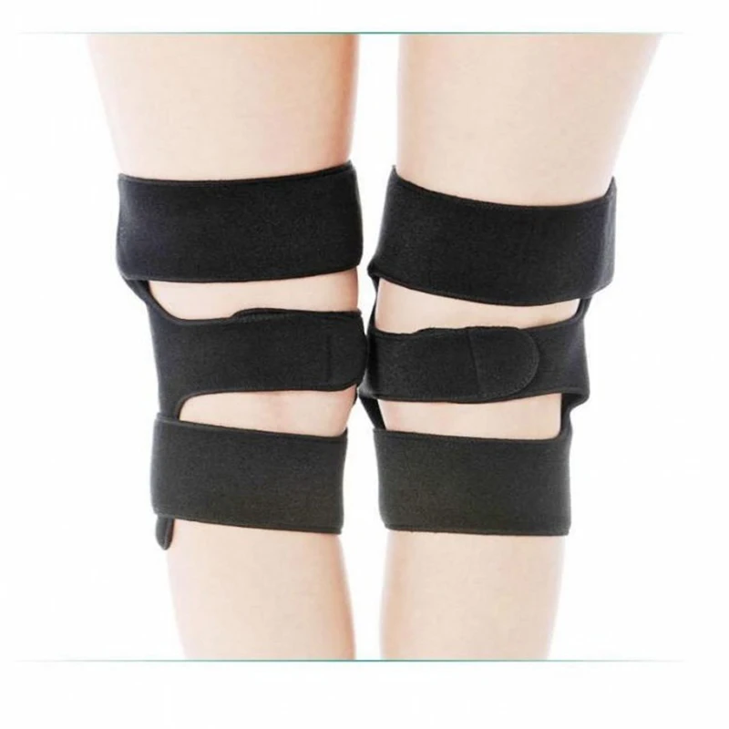 1Pair Tourmaline Self Heating Knee Leggings Brace Support