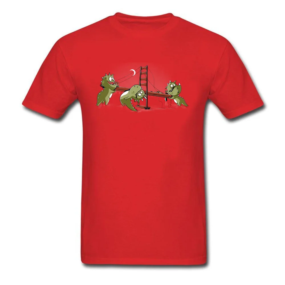 SummerFunny Short Sleeve T Shirt Summer Prevalent Crew Neck Cotton Fabric Tee Shirt Men T Shirts Monster Limbo Party  Monster Limbo Party red