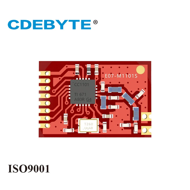 E07-M1101S CC1101 433 МГц 10 мВт штамп антенна отверстия IoT uhf беспроводной приемопередатчик CDEBYTE 433 мгц радиочастотный передатчик и приемник