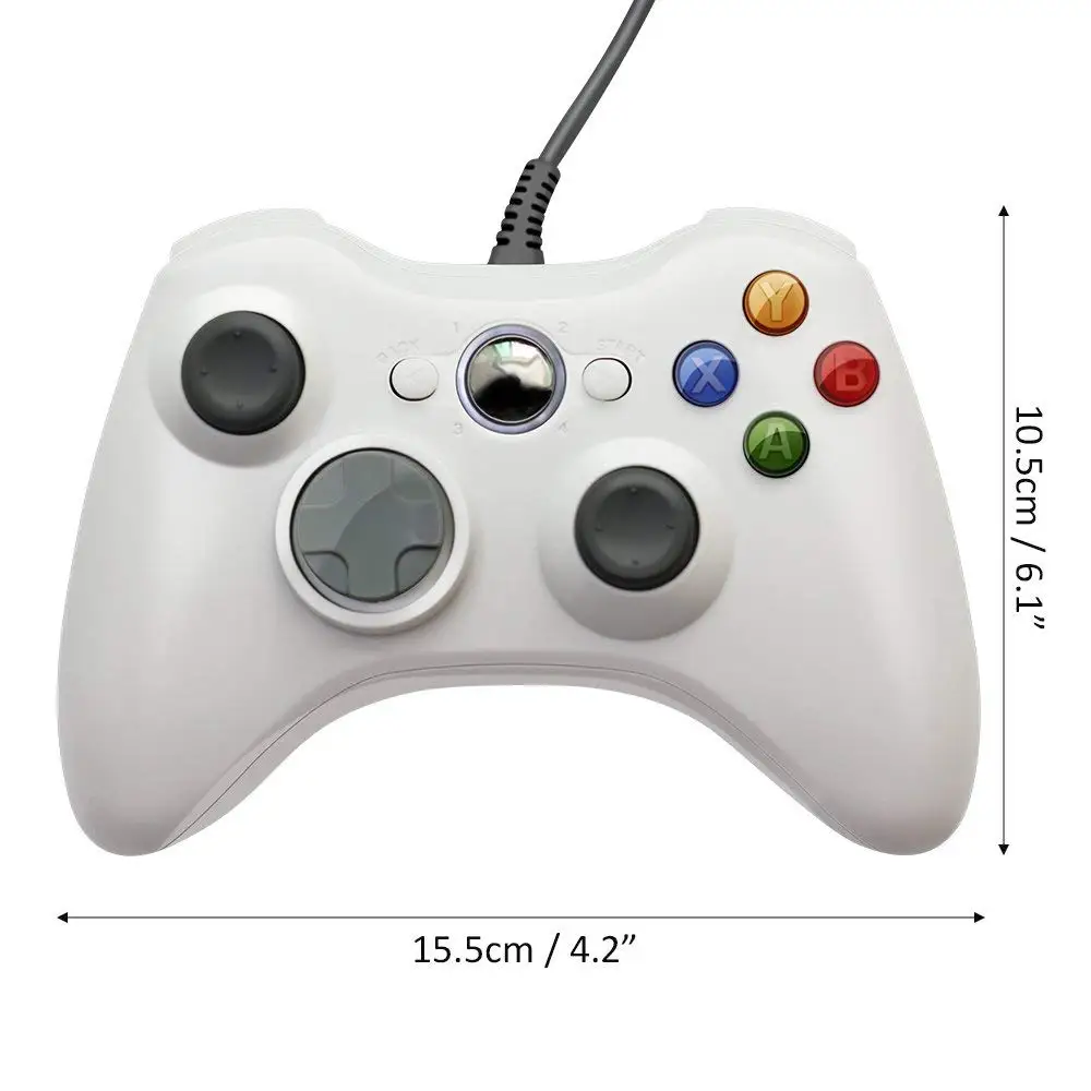 Проводной джойстик USB проводной геймпад игровой контроллер для microsoft Xbox для Slim 360 PC джойстик игровой контроллер для мальчика