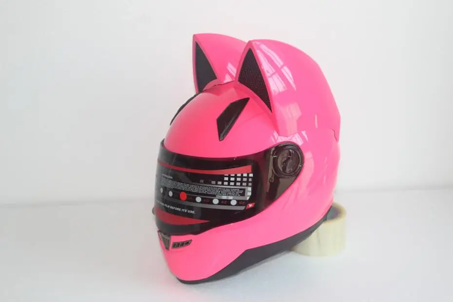 En Iyi Ve En Ucuz Nitrinos Kedi Kulagi Motosiklet Kaski Kros Erkek Ve Kadin Yaris Kask Dort Mevsim Anti Sis All Over Kedi Kulak Kaski Indirimli Dhgate Com