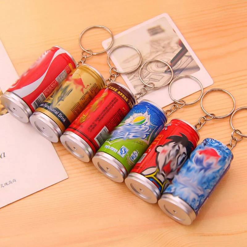 

1 PC High Quality Creative 3D Ballpoint Pen Keychains Racket Keychain Shuttlecock Key Rings Study Key Chains Girl Friend Gift