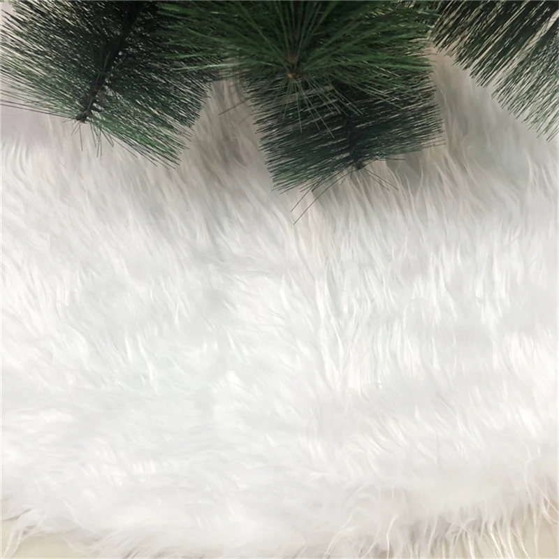 Год дерева коврик юбка коврик Home Decor Xmas дерево ковер Merry Christmas Tree юбка белый круглый Диаметр 80 см 90 см 120 см