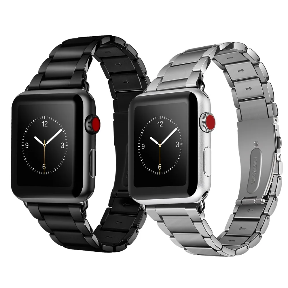 Оригинальный ремешок HOCO 316L из нержавеющей стали для Apple Watch серии 4 3 2 1
