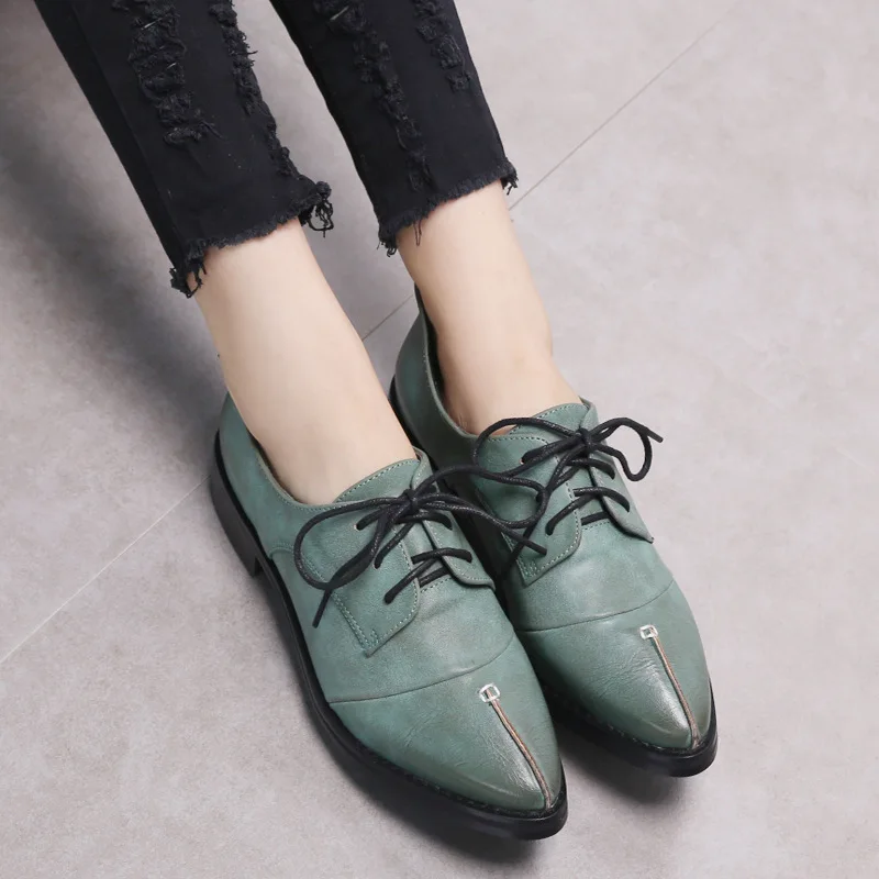 Fall and Spring Female Brogue Shoes 