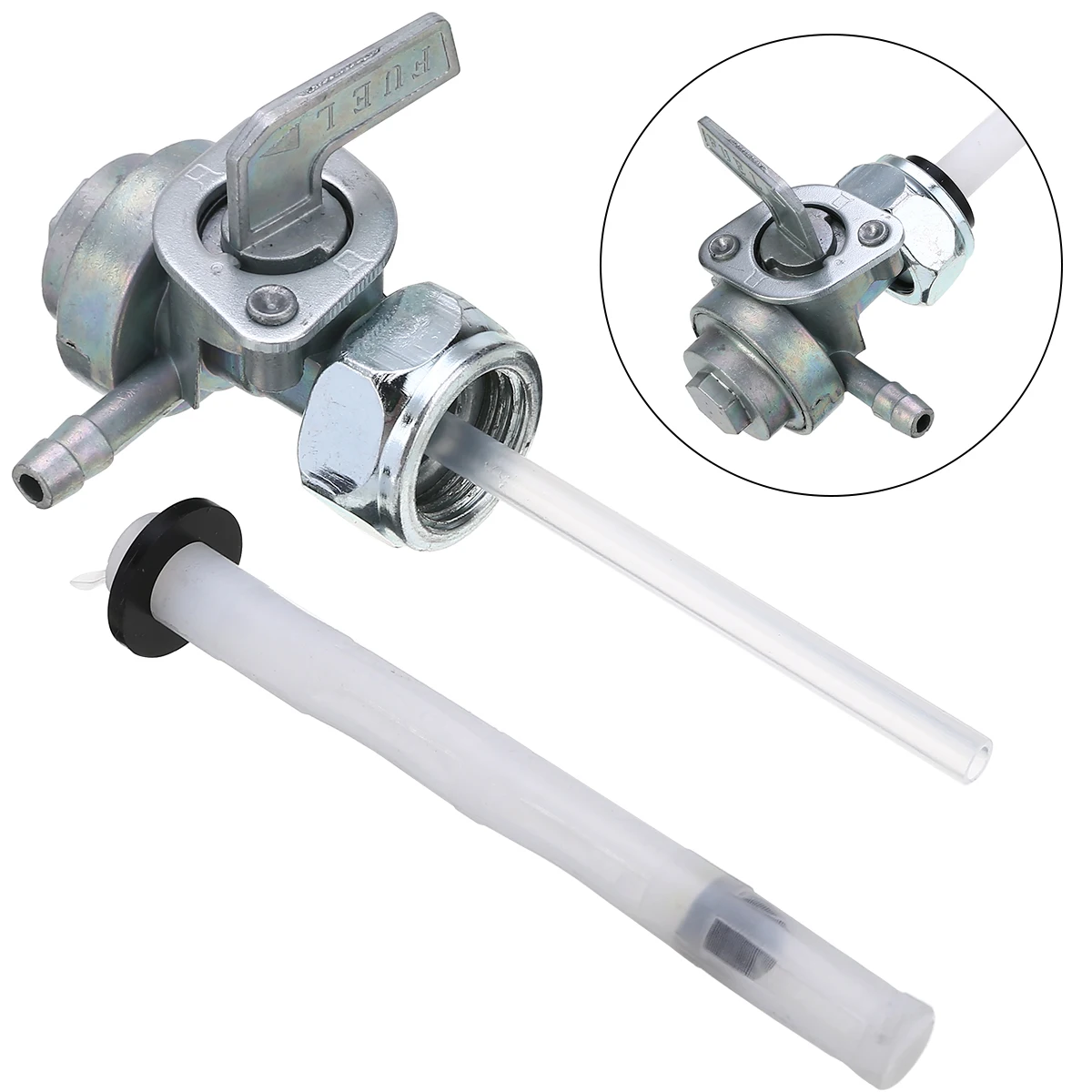 

Universal 1pc Motorcycle Gas Fuel Tank Switch Cock Tap Valve Petcock Thread For Honda Super Sport Hondamatic