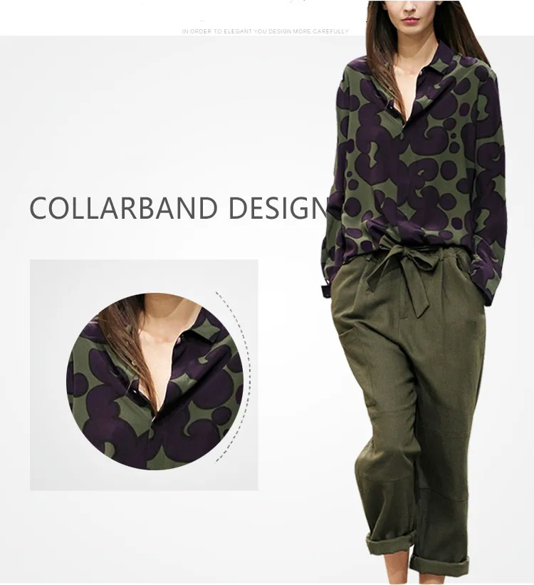 2019 г. Ограниченная серия, полный пояс, Весенний новый модный костюм, Женская свободная леопардовая рубашка с длинными рукавами + широкие