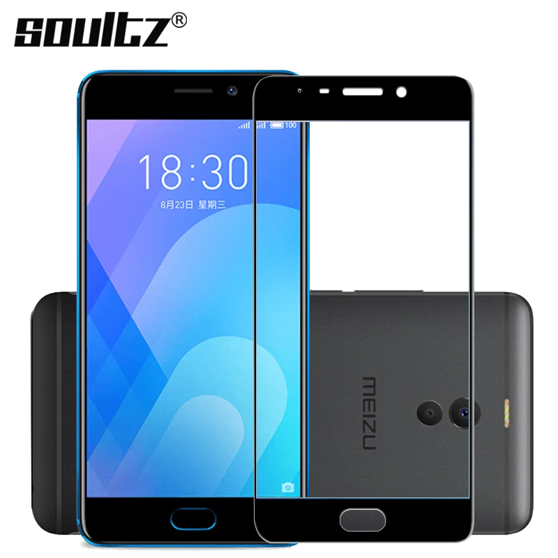 

Soultz M6 Note Full Cover Tempered Glass For Meizu M6 note Screen Protector Film 9H Protective glass Film for Meizu M6 Note 5.5"