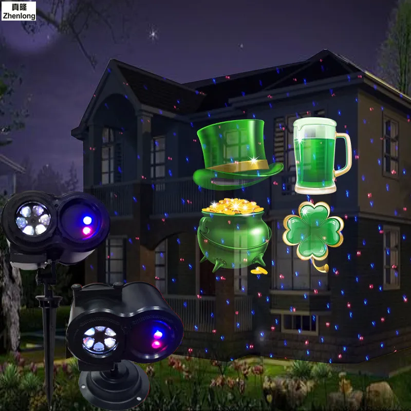 Floco de Neve Luzes à Prova Água ao ar Decoração do Jardim Slides Oceano Onda Natal Projetor Dwaterproof Livre Laser Ano Novo Festa 12 22 Cheap Luminárias gramado