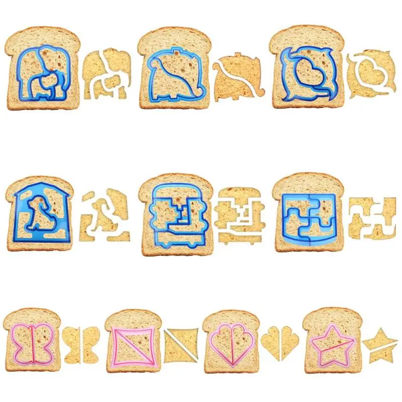 

Lunch DIY Sandwiches Cutter Mould Food Cutting Die Bread Biscuits Mold Gift Kids Lunch Maker Cute Shape