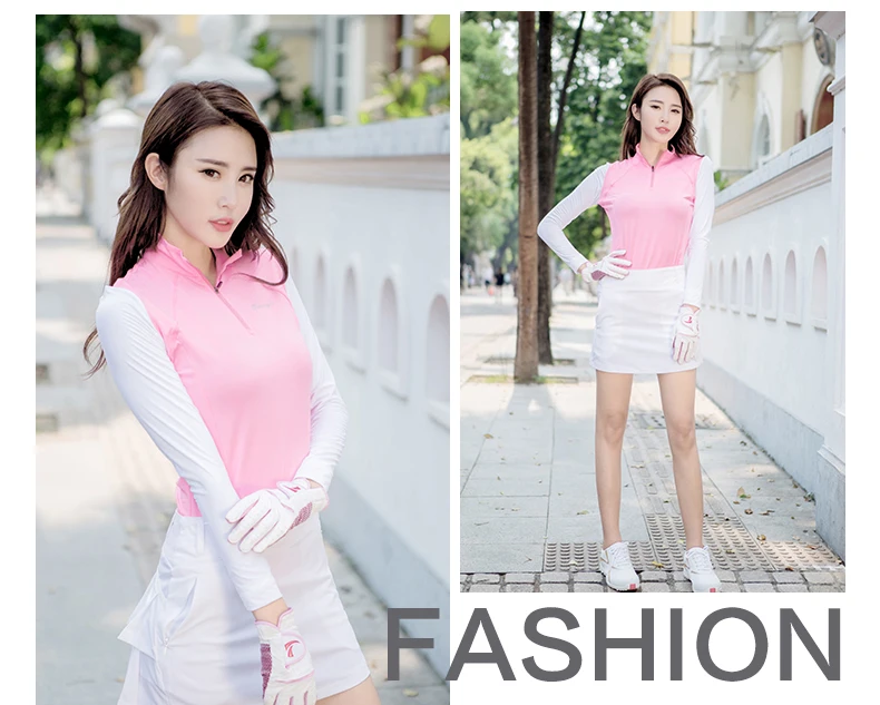 

Ultra-cool New Stitching Color Shirt Women's Sportswear Spring Summer Golf /Tennis Quick Dry Women's Long SleeveT-shirts Clothes
