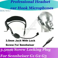 Micwl глава носить Беспроводной микрофон гарнитуры для Sennheiser EW G1 G2 G3 bodypack микрофона Системы