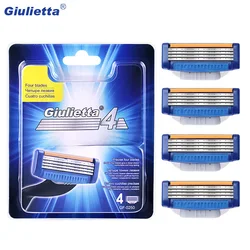 4 Unids / Lote Afeitado Cuchillas de Afeitar para Hombres Afeitado Suave para Afeitarse Barba 4 Capas de Cuchillas 4 Unids / Lote Afeitado Cuchillas de Afeitar para Hombres Afeitado Suave para Afeitarse Barba 4 Capas de Cuchillas