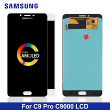 ЖК-дисплей S для samsung Galaxy C9 Pro C9000 SM-C9000, сенсорный дигитайзер, запасная сборка