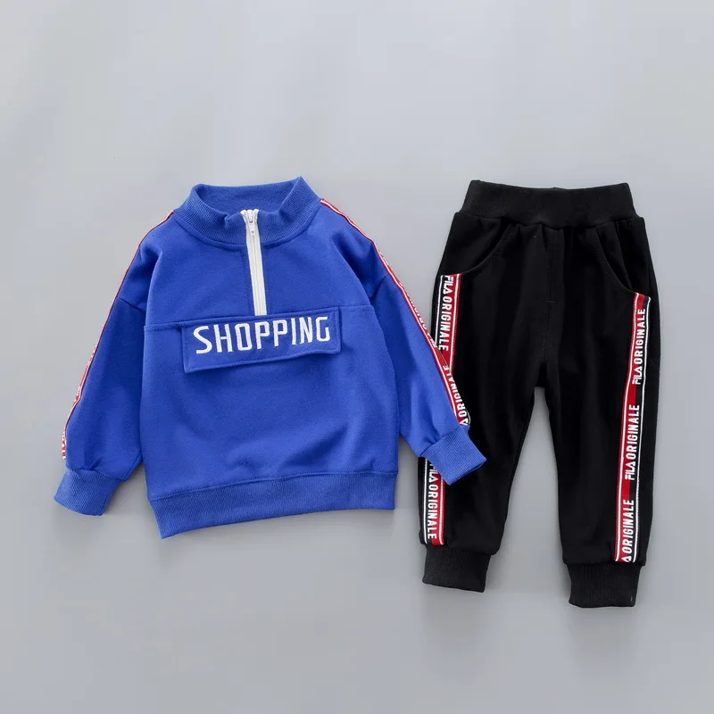 الاطفال الرياضة تناسب الأولاد الفتيات ملابس كاجوال مجموعة 2019 سستة الملابس الرياضية ل 1 2 3 4 سنوات الأطفال رياضية