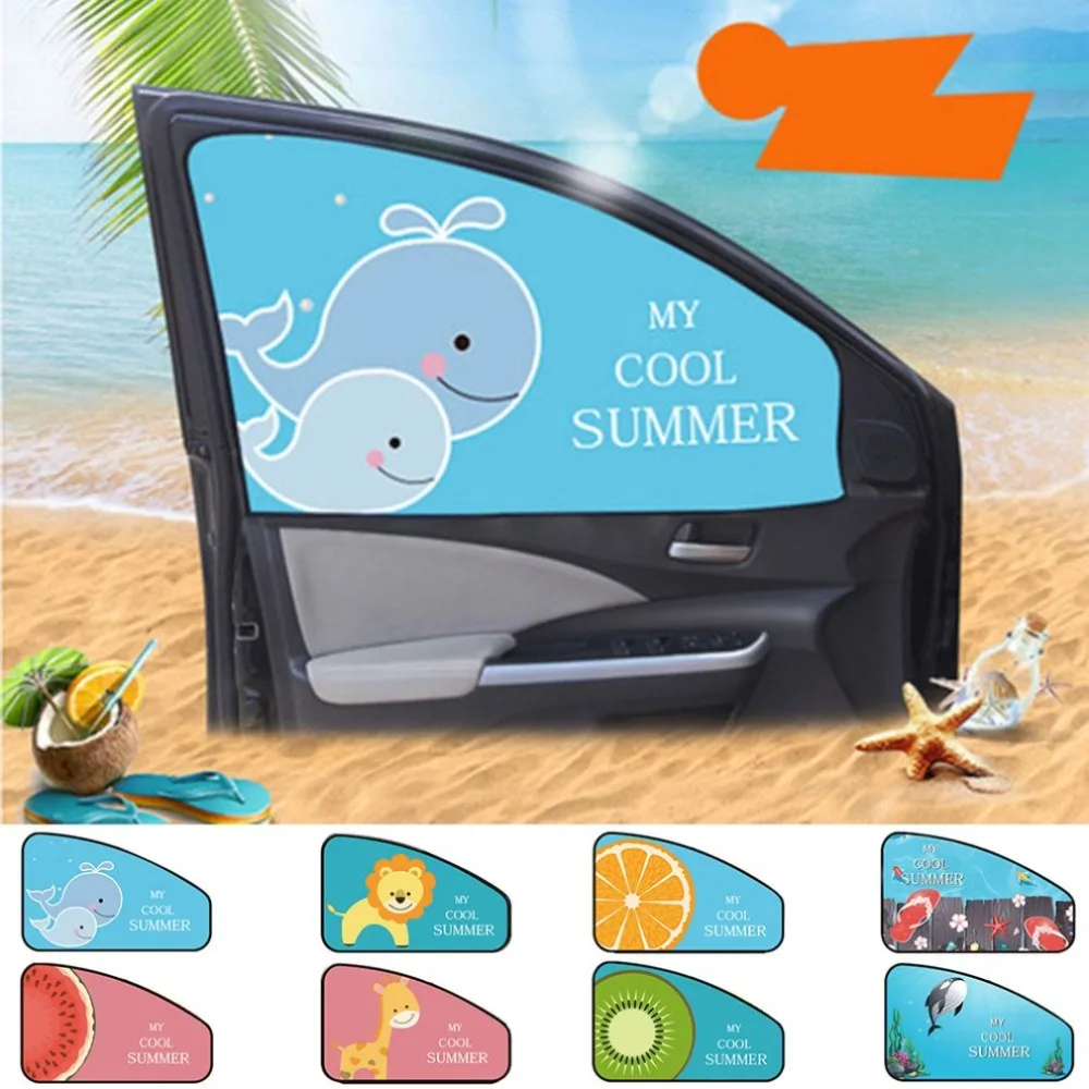 

Car Sunscreen Side Window Sunshades Car Magnetic Sunshade With Sun Block Sun Protection of the rear Window Curtain Universal