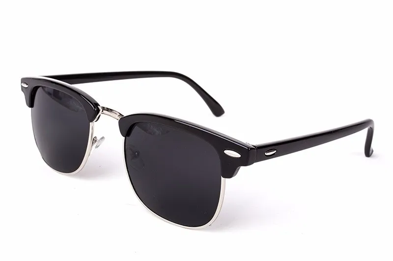 Модные солнцезащитные очки с полуоправой для ногтей, мужские и женские брендовые дизайнерские очки, Классические солнцезащитные очки с полуоправой, модные солнцезащитные очки Gafas Oculos De Sol