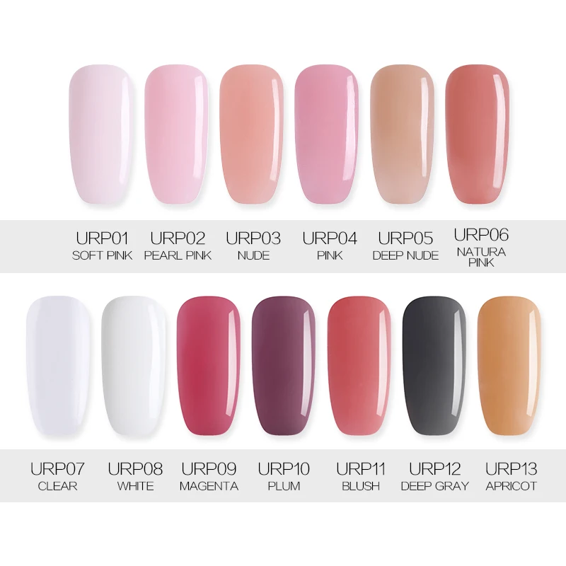 UR SUGAR 30ml Quick Building Poly Nail Gel Nail Art Transparent Clear Color Jelly Extend Manicure Crystal UV Gel