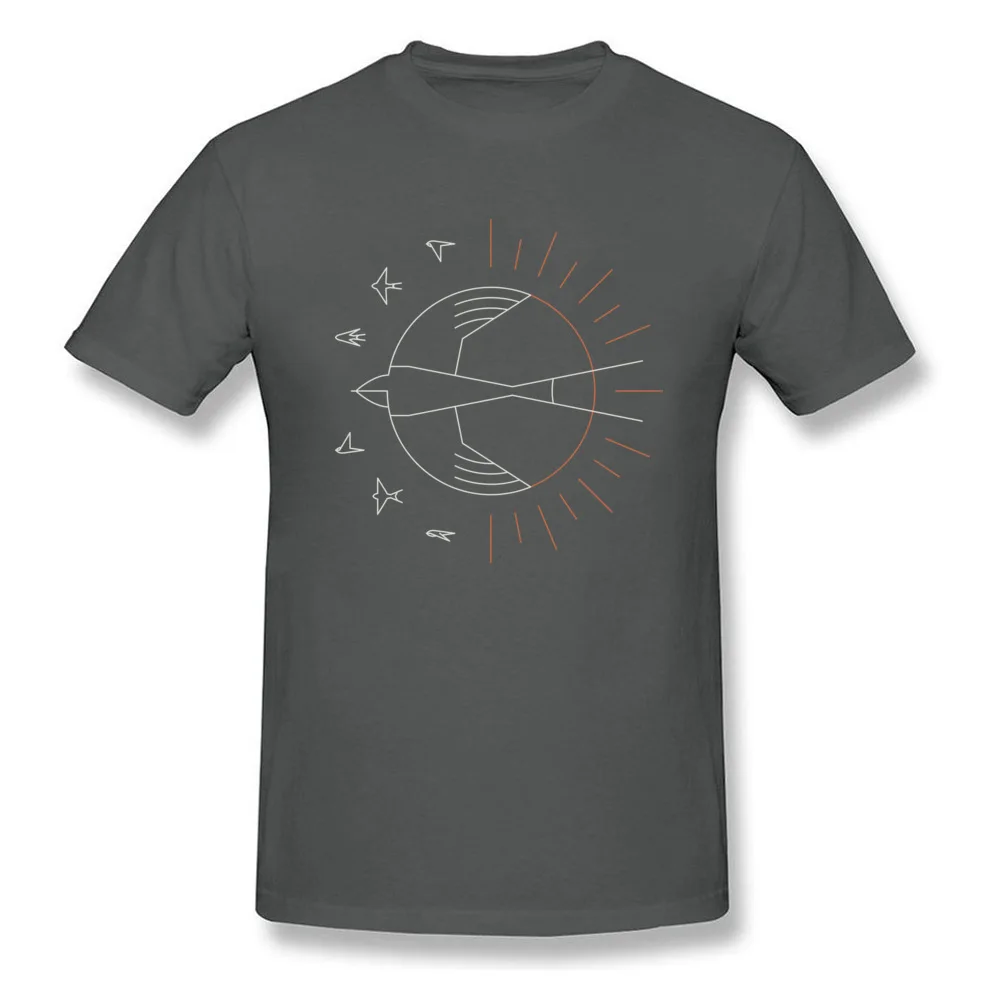  Customized Tops Shirt Plain Short Sleeve Men Top T-shirts TpicOriginaltitle Printed Summer T-shirts Round Collar Swallow The Sun carbon
