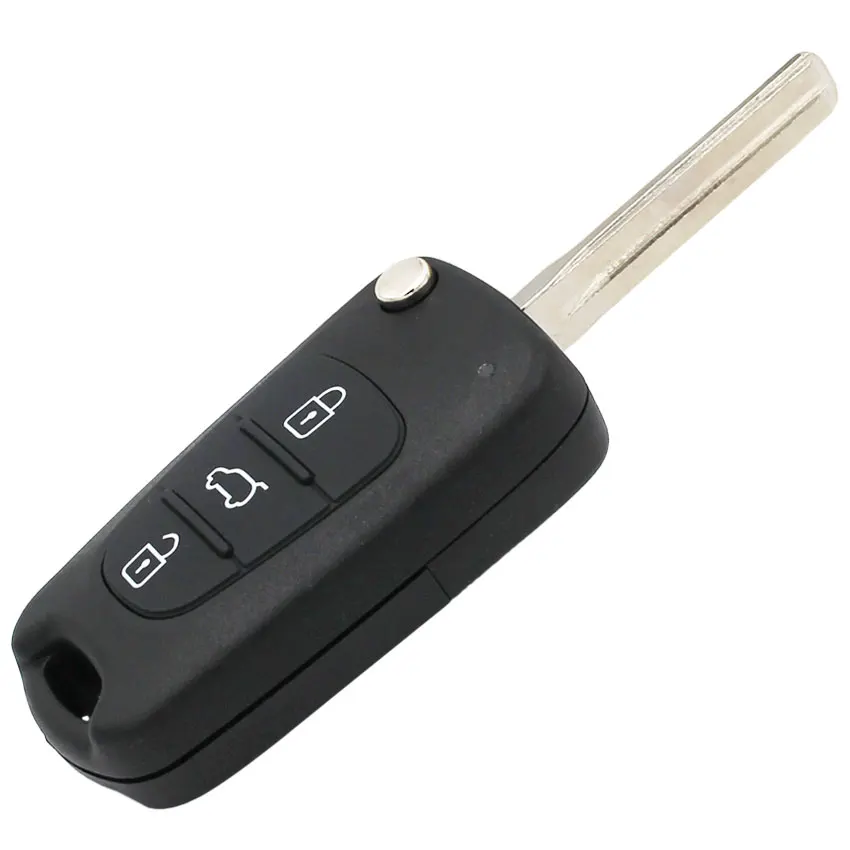 Upgraded Flip Remote Car Key Fob 3B 433MHz ID46 for KIA Picanto Morning2011-2012 